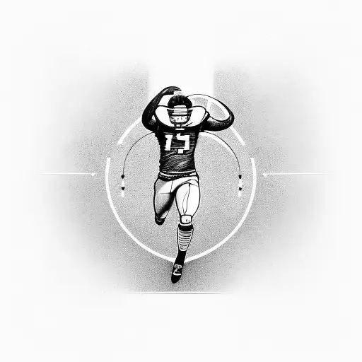 Football Player Celebrating A Goal