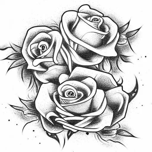 Skull And Roses