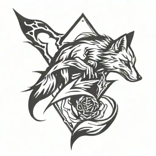 Lightning And Fox Surrounded