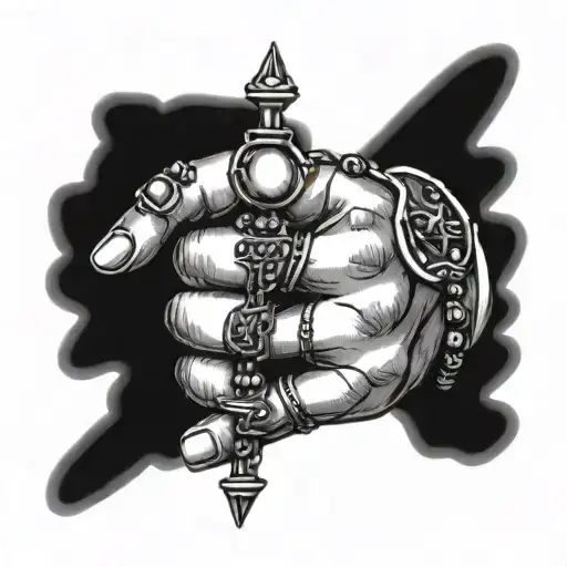 Rosary On The Finger