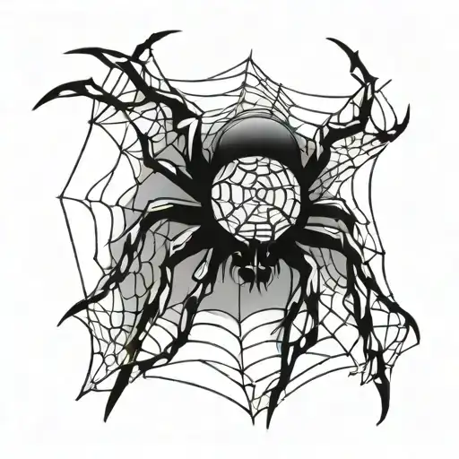 Spider With Webs