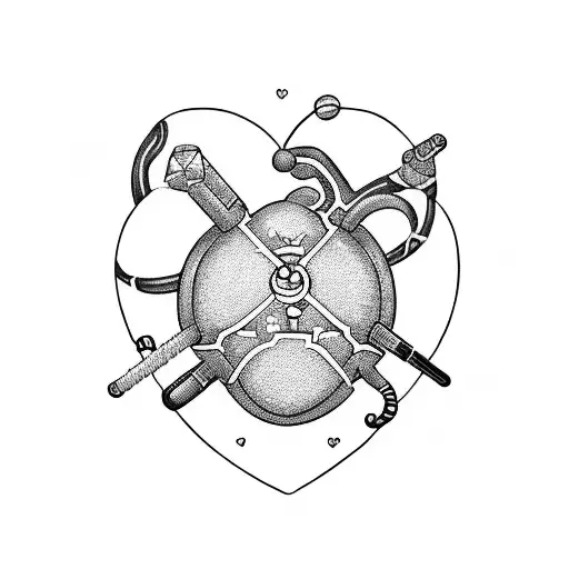 Incorporate A Stylized Insulin Molecule With A Heart Symbol