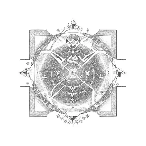 Zodiac Constellations Intertwined With Massage Symbols