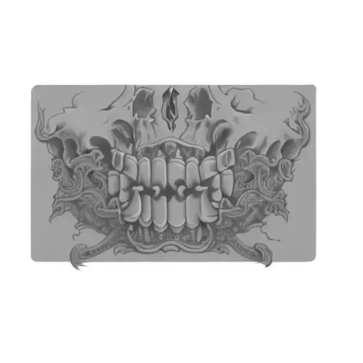A Skull And Playing Cards