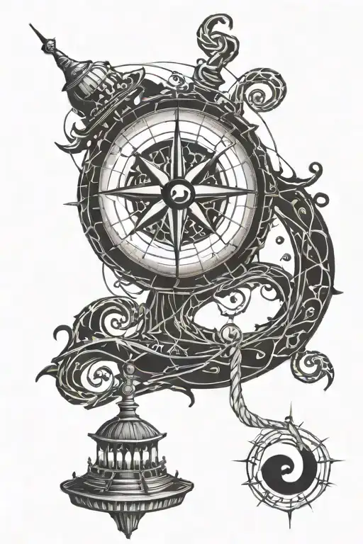 Nightmare Before Christmas Compass