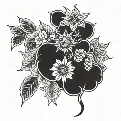 Sun Moon Star Clover