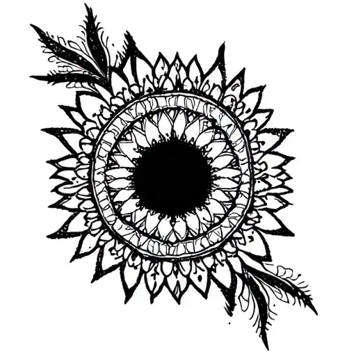 Mandala Indie Gothic Trippy Hippie