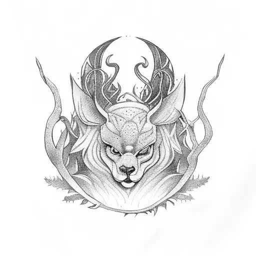 Enchanted Forest With Magical Creatures