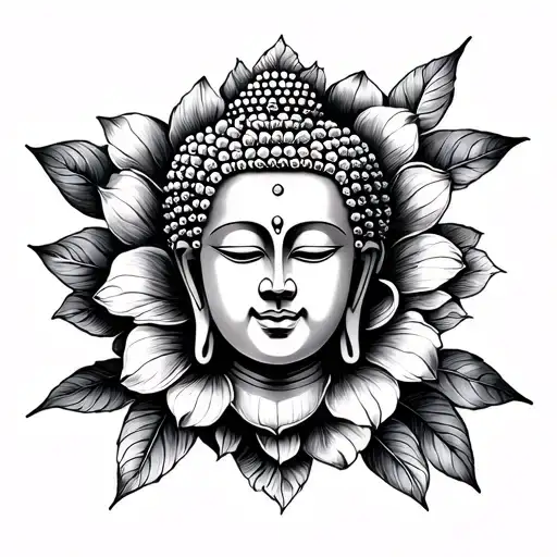 Flower And Buddha Sleve