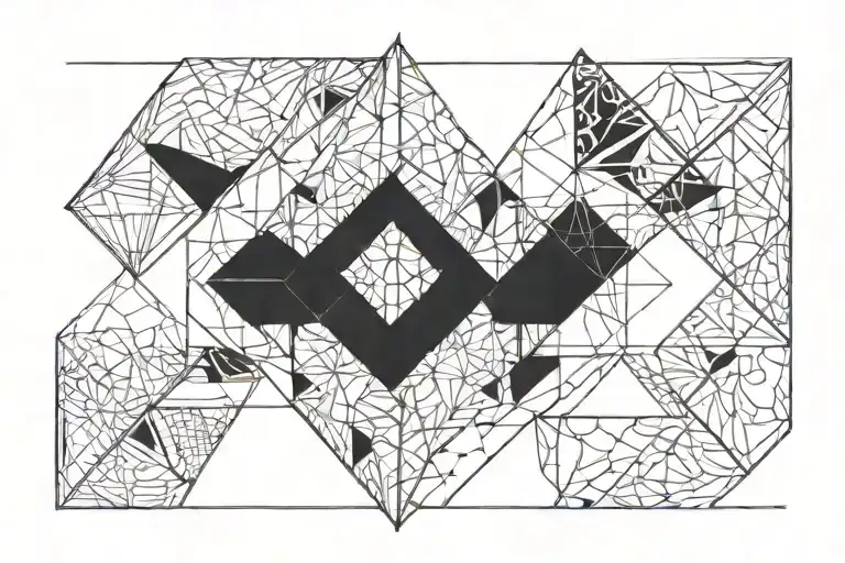 Blackout Geometric Design