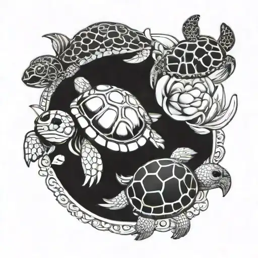 Turtle And Ladybug And Bunny Together