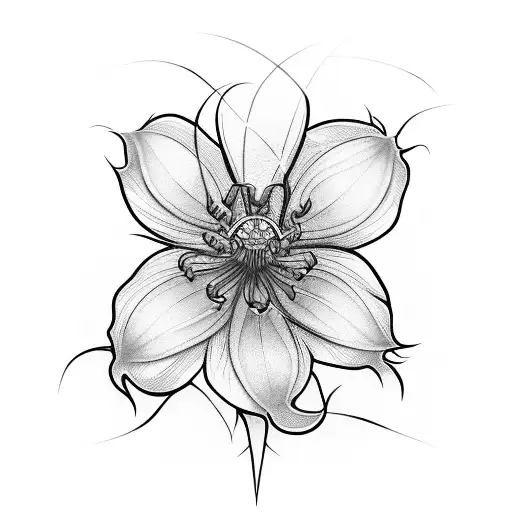 Spider Lily Cyber Sigil
