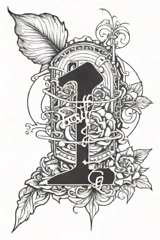 A Tato That Says -21G And It's Covers By Blood And It's Like A 3D