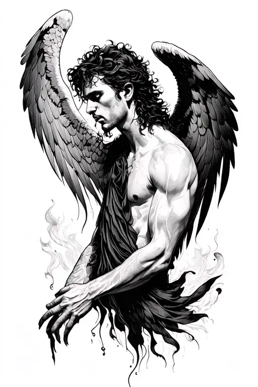 Fallen Angel Man Alexander Canabel