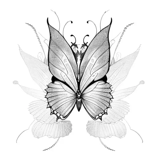 Butterfly With Fairy Wings