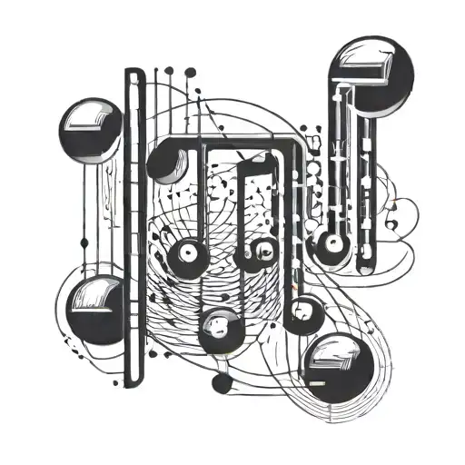 A Chemical Structure That Forms A Music Note