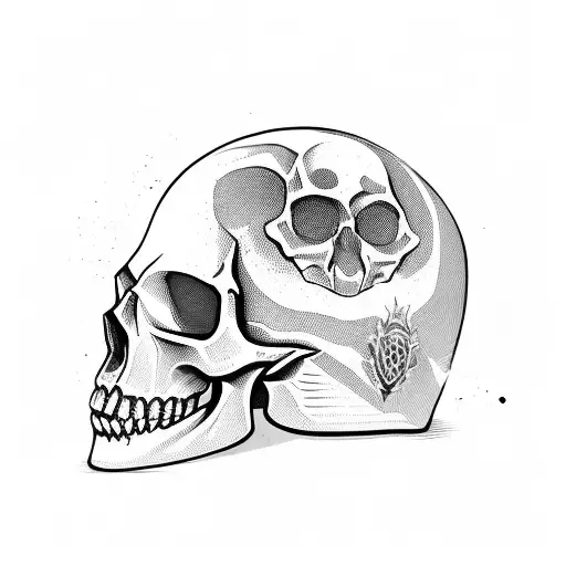 Airsoft Helmet With A Skull Design