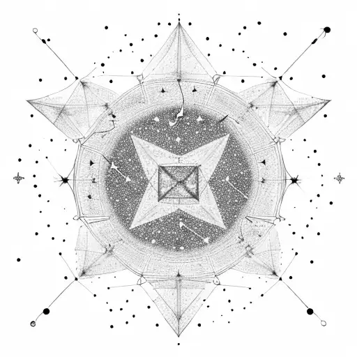 A Constellation Of Stars Representing The Birth Dates Of Your Loved Ones