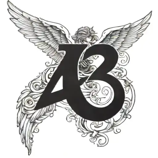 The Number 222 With Angel Wings Spread Above The Number
