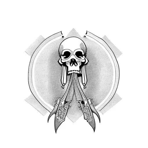 Card With A Reaper In It