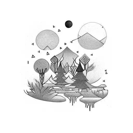 Forest Mystical Whimsical