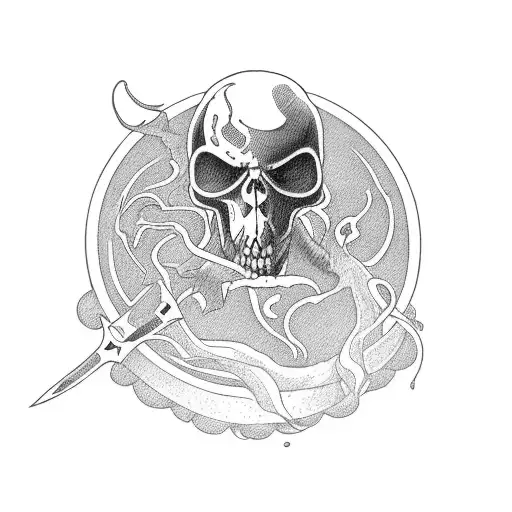 Tarots Card With A Reaper In It