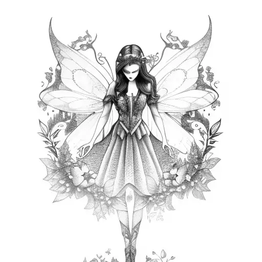 Enchanted Forest With Hidden Fairies