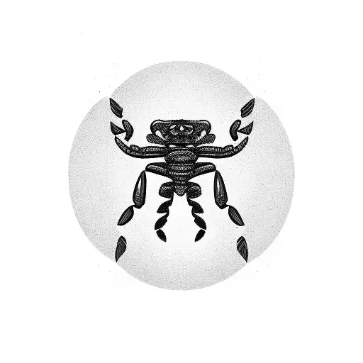 A Stack Of Money With A Scorpion Crawling Out From Under It