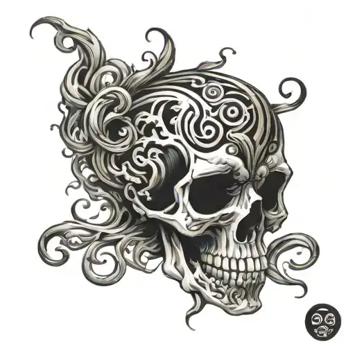Skull Spiral Smoke Liquid