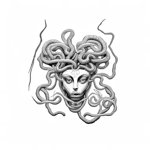 Medusa Head Tramp Stamp