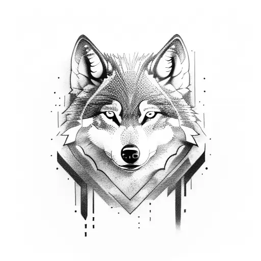 Nordic Wolf And Serpant