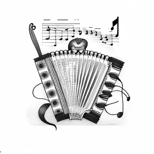 Sheet Music With Accordion