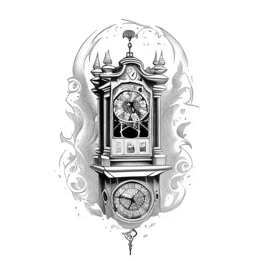 Demonic Grandfather Clock