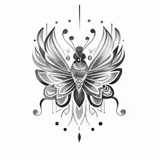 A Hairstylist Transforming A Client's Hair Into A Beautiful Owl Butterfly