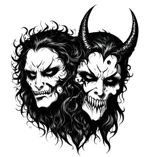 2 Heads 1 Evil 1 Good