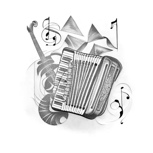 Sheet Music With Accordion