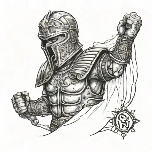 Roman Gladiator Full Sleeve