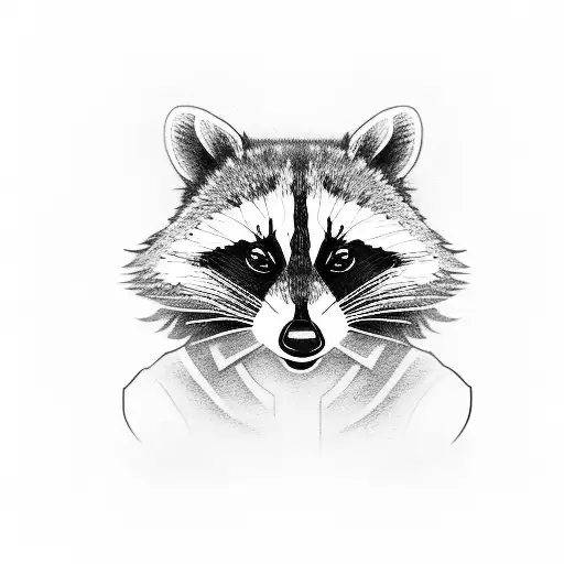 Raccoon As Astronaut