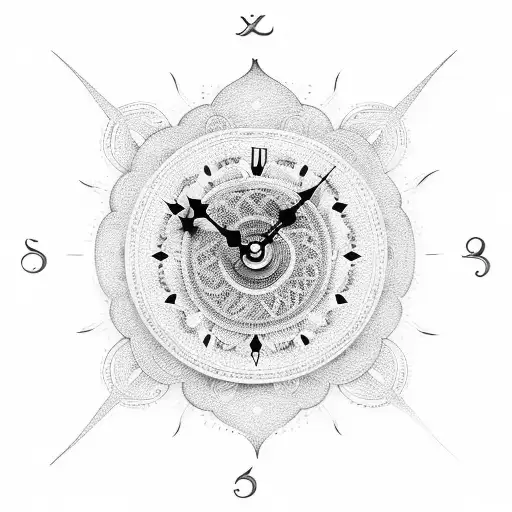Clock With Shiva