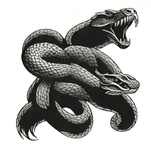 Cobra Snake Emerge From The