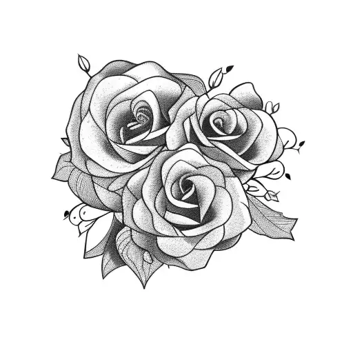 Male Chest Outline With Flowers Out Of It