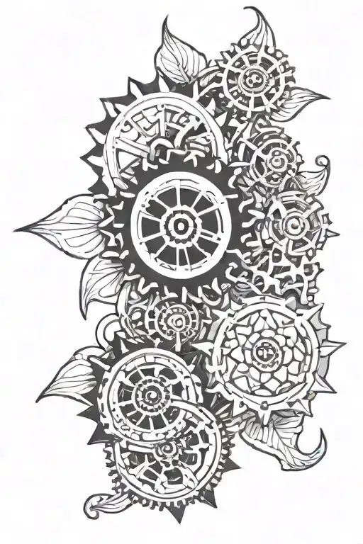 A Patter Of Gears And Lotus Flowers