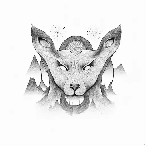 Combine Elements From Twin Peaks In A Surreal Composition