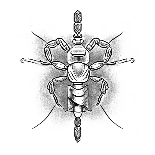 Muscular Scorpion Flexing Its Claws