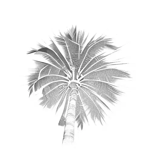 Palm Tree Turning Into A Hockey Stick