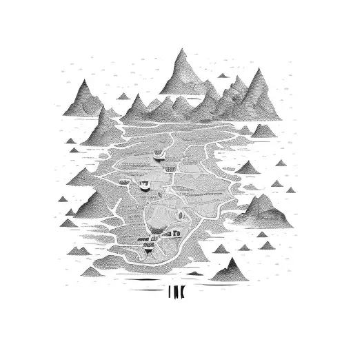 Map Of Little Redstone Lake