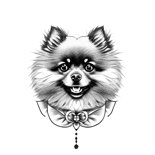 Black Pomeranian Short Ears