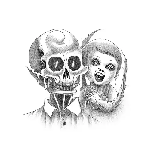 Family Portrait With Horror Elements