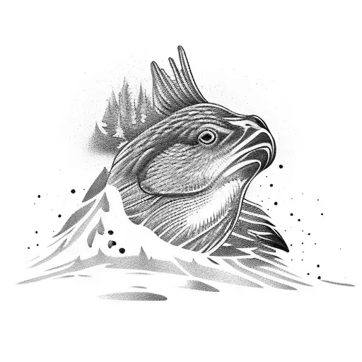 Roughed Grouse Hunting And Ice Fishing