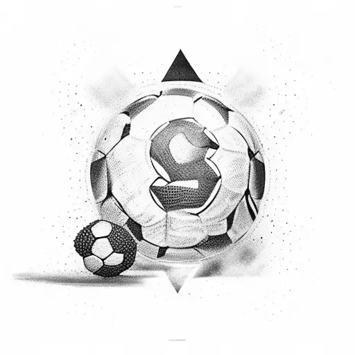 Combine Elements Of Football And Ice Hockey In A Dynamic Action Pose